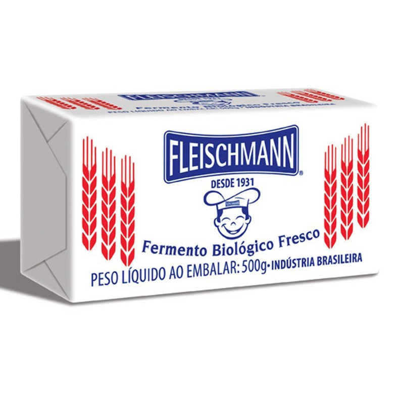 FERMENTO FRESCO FLEISCHMANN 500G (UN)
