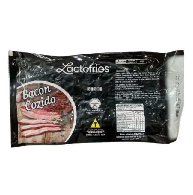 BACON DEFUM FATIADO LACTOFRIOS 1KG  (UN)