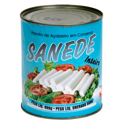PALMITO SANEDE ACAI INTEIRO LT 500G (UN)