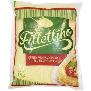 QUEIJO PARMESAO RALADO GROSSO FILLETINO PACOTE 1KG  (UN)