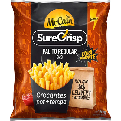 BATATA SURECRISP 9MM MCCAIN PACOTE 1.5 KG (UN)