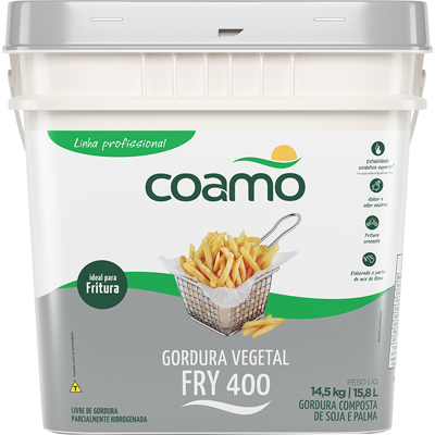 GORDURA COAMO VEGETAL FRY400 BD 14.5KG  (BD)