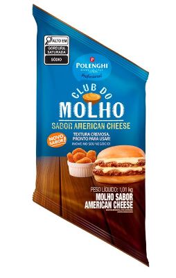 CLUB DO MOLHO SABOR AMERICAN CHEESE 1.01KG (UN)