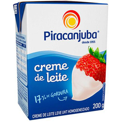 CREME DE LEITE PIRACANJUBA 200G (UN)