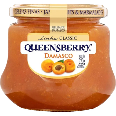 GELEIA QUEENSBERRY DE DAMASCO VD 320G CLASSIC (UN)