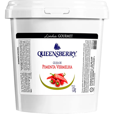 GELEIA QUEENSBERRY PIMENTA VERMELHA PT 1.2KG (UN)