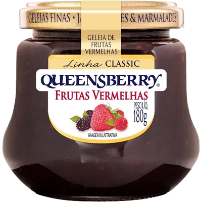 GELEIA QUEENSBERRY FRUTAS VERMELHAS VD 320G (UN)