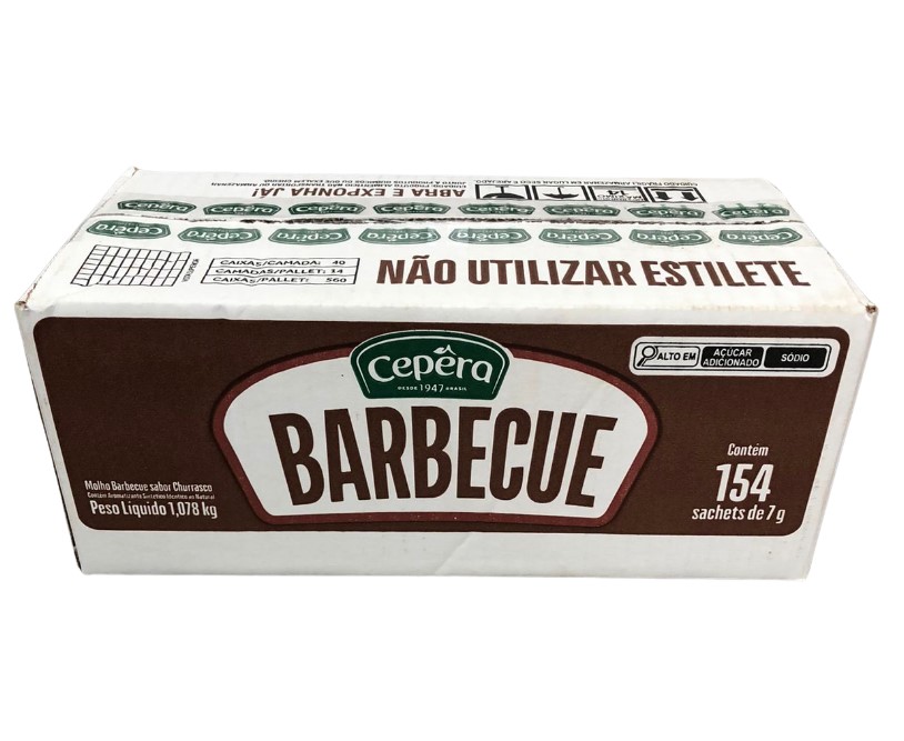 MOLHO BARBECUE CEDPERA SACHE 154X7G (CX)