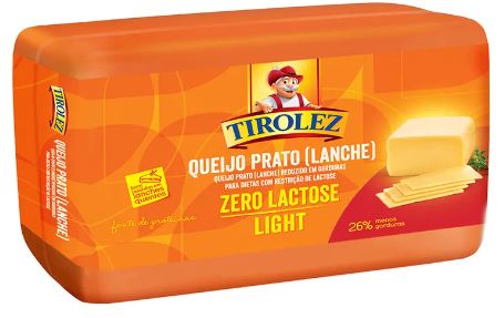 PRATO LIGHT ZERO LACTOSE TIROLEZ APROX 3.6KG (KG)