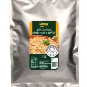 PEITO DE FRANGO DESFIADO C/TEMPEROS VAPZA 1KG (UN)