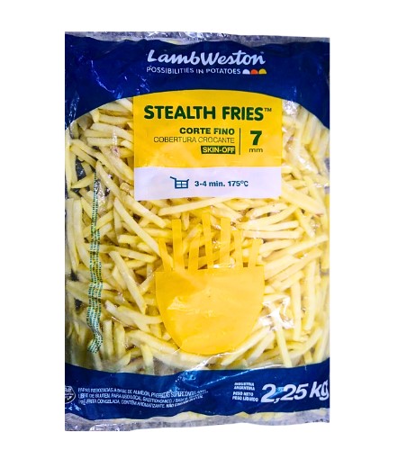 BATATA STEALTH S/CASCA CROCANTE ARG 7MM LAMB 2.25KG (PC)