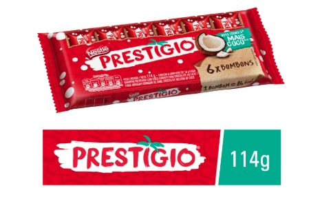 PRESTIGIO AO LEITE FLOWPACK 30X114G (CX)