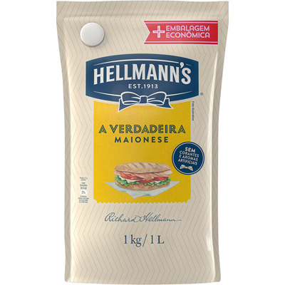 MAIONESE HELLMANN S DOYPACK 1KG (UN)