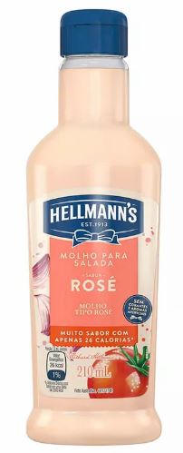 MOLHO DE SALADA HELLMANNS ROSE 210ML (UN)