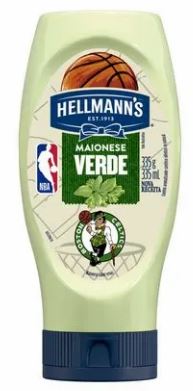 MAIONESE VERDE HELLMANNS SQUEEZE 335G (UN)