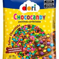 CHOCOCANDY PASTILHAS CONFEITADAS COLORIDO 12X500G (UN)