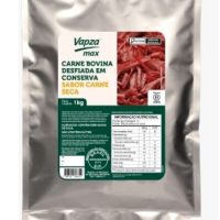 CARNE BOVINA DESFIADA EM CONSERVA SABOR CARNE SECA 1KG (UN)