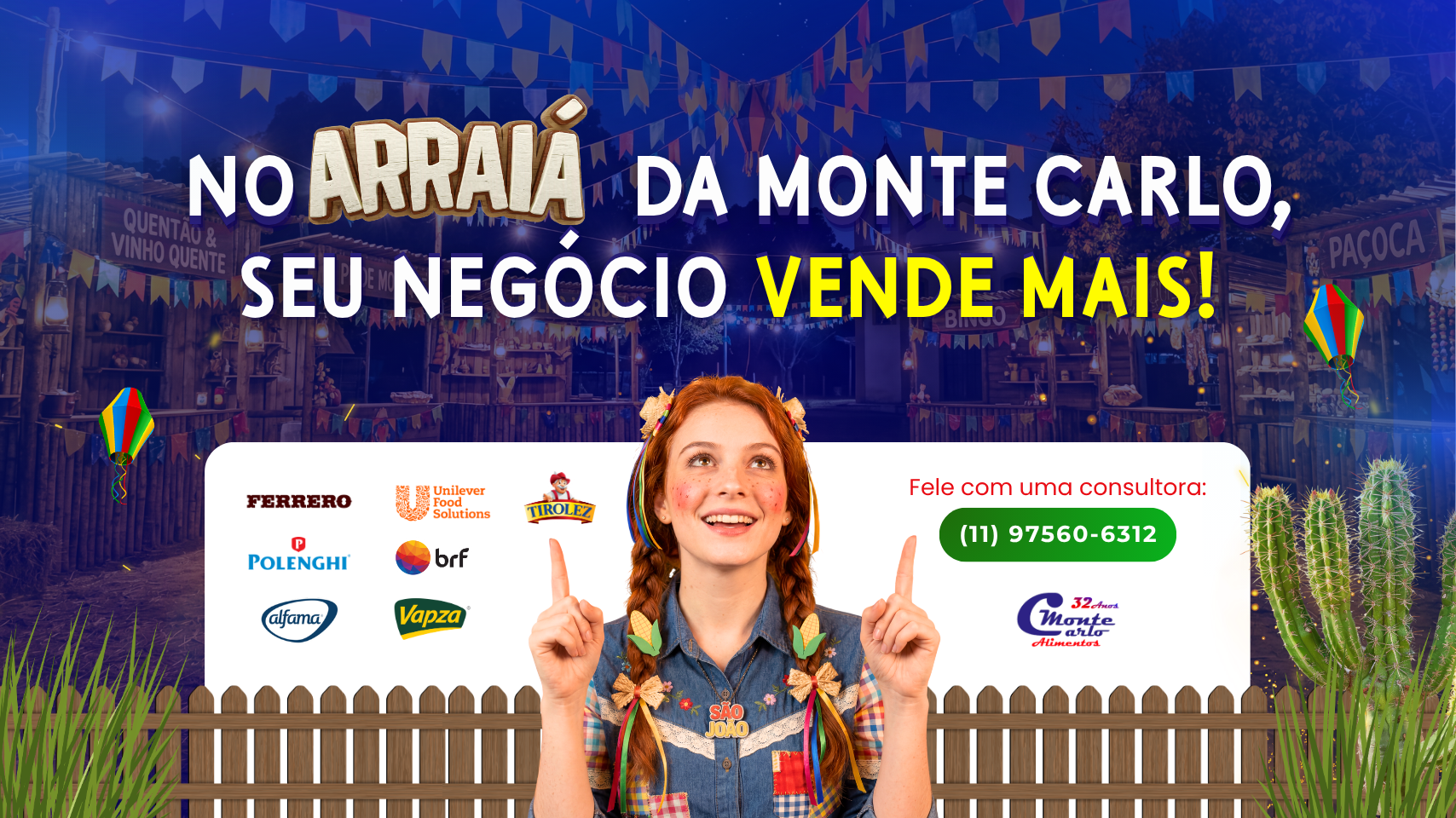 Banner Mobile Arraiá de Ofertas