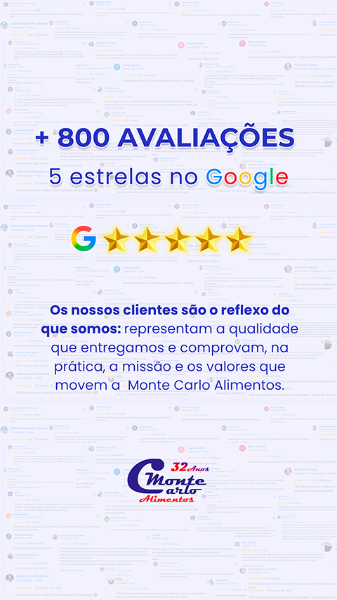 + 800 avaliações