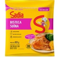 BISTECA SUINA 10X800G SADIA CONGELADA  (CX)