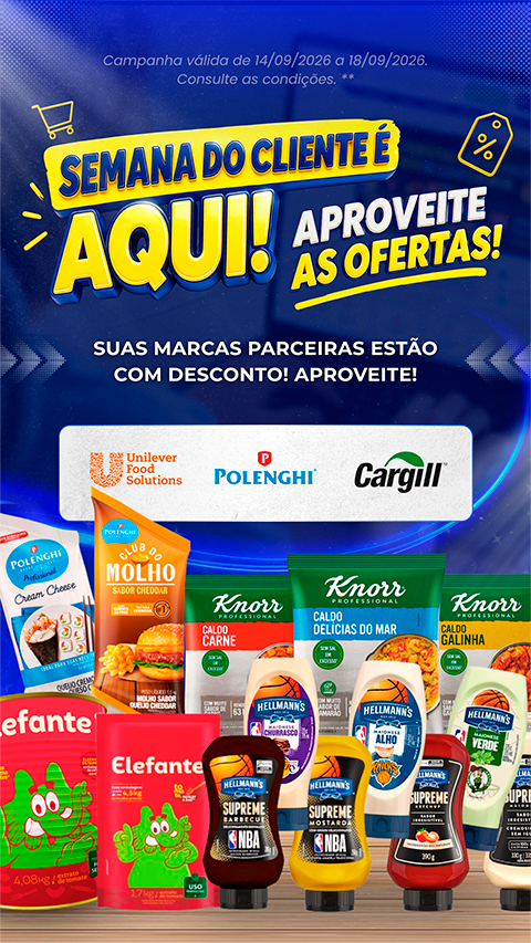 Banner dia do cliente produtos