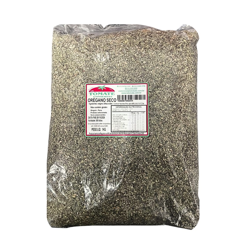 OREGANO LA TOMATE 1KG (UN)