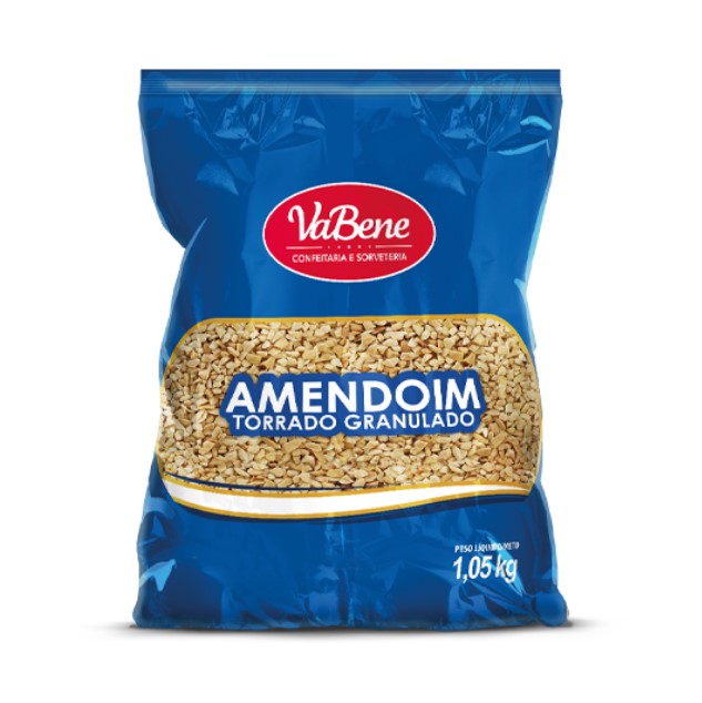AMENDOIM TORRADO GRANULADO 1.05KG VABENE (UN)