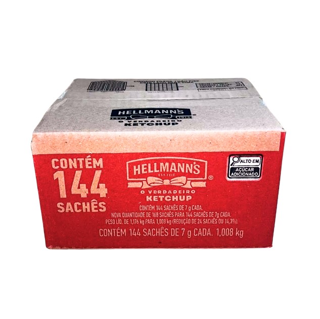 KETCHUP HELLMANNS SACHET 144X7G  (CX)