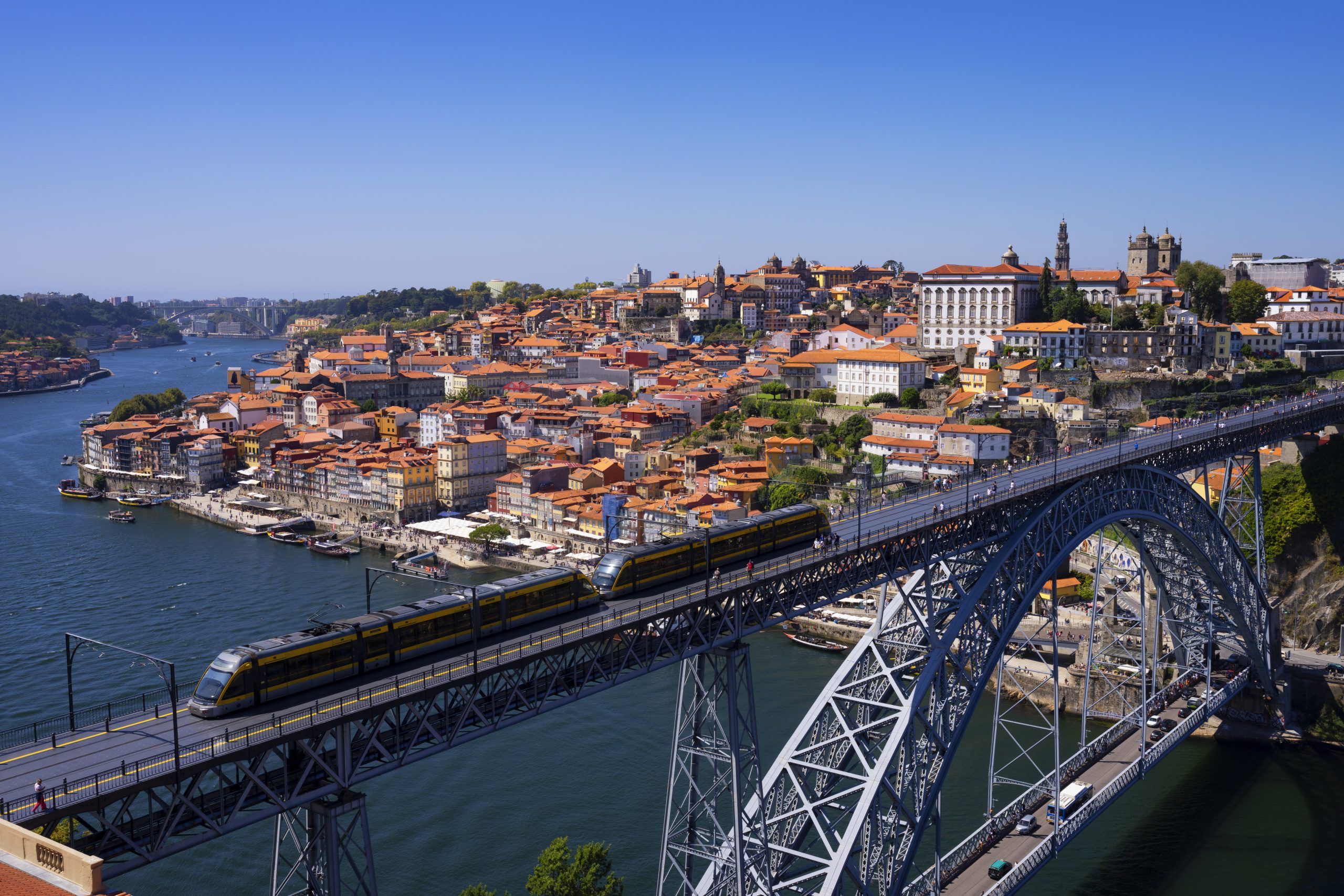 Vista aérea de Portugal